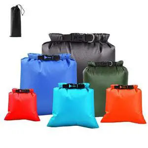 6PCS Dry Bags Waterproof, Roll Top Dry Sack Set for Kayaking | Roll-Top Waterproof Bags for Kayaking, Beach, Boating, Swimming, Camping, Hiking, Backpacking, and Travel 6PCS Dry Bags Waterproof, Roll Top Dry Sack Set for Kayaking | Roll-Top Waterproof Bags for Kayaking, Beach, Boating, Swimming, Camping, Hiking, Backpacking, and Travel