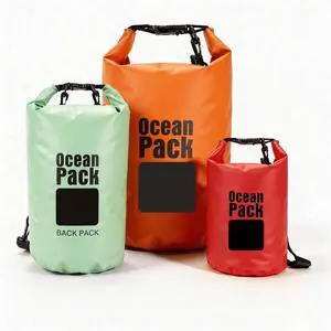 Waterproof Dry Bag Backpack Set of 3 (2L 5L 10L) PVC Roll Top Waterproof Bags for Kayaking, Camping & Travel Floating Compression Dry Pack for Outdoor Gear (Red, Light Green, Orange) Waterproof Dry Bag Backpack Set of 3 (2L 5L 10L) PVC Roll Top Waterproof Bags for Kayaking, Camping & Travel Floating Compression Dry Pack for Outdoor Gear (Red, Light Green, Orange)