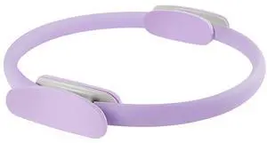 Pilates Ring 15 Inch Magic Circle Pilates Rings with Dual Padded Handles, Pilates Circle for Yoga, Strength, Flexibility, Body Toning, Pilates Fitness Equipment for Home Gym Exercise Purple Pilates Ring 15 Inch Magic Circle Pilates Rings with Dual Padded Handles, Pilates Circle for Yoga, Strength, Flexibility, Body Toning, Pilates Fitness Equipment for Home Gym Exercise Purple