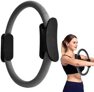 14" Pilates Ring, Dual-Grip Pilates Ring Lightweight Circle Yoga Rin-g for Enhance Thigh and Arm Strength, Body Exercise Tool for Home Gym 14" Pilates Ring, Dual-Grip Pilates Ring Lightweight Circle Yoga Rin-g for Enhance Thigh and Arm Strength, Body Exercise Tool for Home Gym