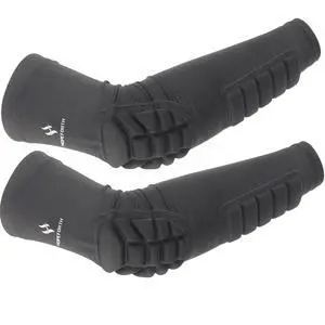 2PCS Padded Arm Elbow Forearm Sleeves Compression Protective Support | Youth Adult Compression leg sleeve for Football Basketball Volleyball Soccer 2PCS Padded Arm Elbow Forearm Sleeves Compression Protective Support | Youth Adult Compression leg sleeve for Football Basketball Volleyball Soccer