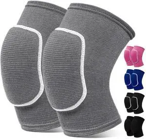 Volleyball Knee Pads,Knee Pads for Women,Men,Kids,Girls,Knee Brace for Basketball Volleyball Football Dance Yoga Tennis Running Cycling Workout Climbing (Gray, Small) Volleyball Knee Pads,Knee Pads for Women,Men,Kids,Girls,Knee Brace for Basketball Volleyball Football Dance Yoga Tennis Running Cycling Workout Climbing (Gray, Small)