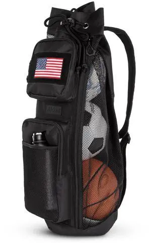 Mesh Sports Equipment Ball Bag with Shoulder Strap & Side Zipper | Heavy Duty Mesh, Side Zipper Access & Large Ball Capacity for Soccer, Basketball, Volleyball, Football, Training & Team Gear Mesh Sports Equipment Ball Bag with Shoulder Strap & Side Zipper | Heavy Duty Mesh, Side Zipper Access & Large Ball Capacity for Soccer, Basketball, Volleyball, Football, Training & Team Gear