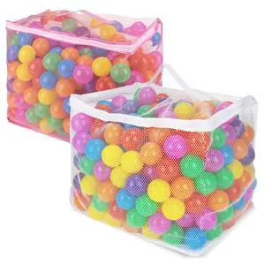 2 PCS Ball Pit Ball Storage Bags - Mesh Bag with Zipper Storage | Large Organizer for Ball Pit, Suitable for Storage, Sturdy and Durable,17.7 x 11.8 x 13.7 Inches(Only Storage Bag,No Ball) 2 PCS Ball Pit Ball Storage Bags - Mesh Bag with Zipper Storage | Large Organizer for Ball Pit, Suitable for Storage, Sturdy and Durable,17.7 x 11.8 x 13.7 Inches(Only Storage Bag,No Ball)