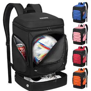 Soccer Backpack,Soccer Bag with Ball Holder and Shoe Compartment | Large Water Resistant and lightweight Sport Bags fits basketball, volleyball, football gearYouth Soccer Gifts Soccer Backpack,Soccer Bag with Ball Holder and Shoe Compartment | Large Water Resistant and lightweight Sport Bags fits basketball, volleyball, football gearYouth Soccer Gifts