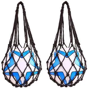 Basketball Net Bag Soccer Football Mesh Storage Sports Ball Holder Nylon Carry Bag Durable Single Ball Carrier 2 Pack Black Fit Ball 3 4 5 Basketball Net Bag Soccer Football Mesh Storage Sports Ball Holder Nylon Carry Bag Durable Single Ball Carrier 2 Pack Black Fit Ball 3 4 5
