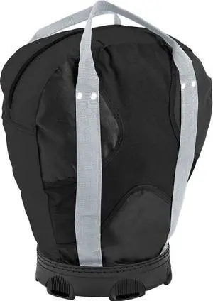 Lacrosse Ball Bag: Nylon Sports Training Tote for Lacrosse, Baseball and Tennis,Gray/ Black Lacrosse Ball Bag: Nylon Sports Training Tote for Lacrosse, Baseball and Tennis,Gray/ Black