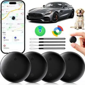 GPS Tracker for Vehicles No Subscription, iOS & Android Dual System | Precise Location Car Tracker Tag, IP66 Bluetooth Tracker Device for Key, Luggage, Wallet, Kid and Pet (2-Pack) GPS Tracker for Vehicles No Subscription, iOS & Android Dual System | Precise Location Car Tracker Tag, IP66 Bluetooth Tracker Device for Key, Luggage, Wallet, Kid and Pet (2-Pack)