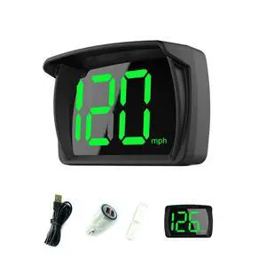 Car HUD Headup Display KM/H MPH GPS Digital Speedometer with LED Large Font Display for Car Truck SUV Motorcycle Car HUD Headup Display KM/H MPH GPS Digital Speedometer with LED Large Font Display for Car Truck SUV Motorcycle