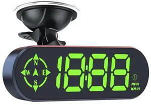GPS Speedometer for Car with Compass,4.63'' Large MPH Digital Speedometer HUD Dashboard Display,Dual Satellite GPS+BDS, Triple-Level Overspeed & Fatigue Alarm,Plug & Play for All Vehicles GPS Speedometer for Car with Compass,4.63'' Large MPH Digital Speedometer HUD Dashboard Display,Dual Satellite GPS+BDS, Triple-Level Overspeed & Fatigue Alarm,Plug & Play for All Vehicles