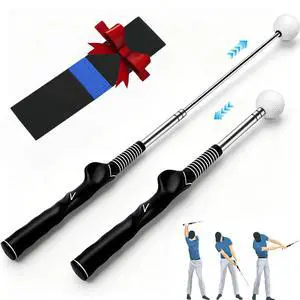 Golf Swing Trainer - 2026 Golf Gift, Retractable Golf Grip Trainer with Arm Band, Corrects Grip Posture, Provides Swing Feedback & Rhythm Training (Ideal for Chipping) Golf Swing Trainer - 2026 Golf Gift, Retractable Golf Grip Trainer with Arm Band, Corrects Grip Posture, Provides Swing Feedback & Rhythm Training (Ideal for Chipping)