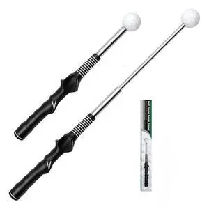 Golf Swing Trainer Aid,Golf Grip Trainer with Audible Click Feedback | Right Hand Golf Training Aid Retractable Swing Practice Tool for Beginners Players Portable Golf Accessories Indoor Outdoor Golf Swing Trainer Aid,Golf Grip Trainer with Audible Click Feedback | Right Hand Golf Training Aid Retractable Swing Practice Tool for Beginners Players Portable Golf Accessories Indoor Outdoor