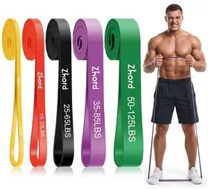 Resistance Bands, Exercise Bands Set for Working Out and Stretching | 5 Resistance Levels, TPE Material, Strength Training, Warm-Ups, Mobility, Home Gym, Full-Body Workouts Resistance Bands, Exercise Bands Set for Working Out and Stretching | 5 Resistance Levels, TPE Material, Strength Training, Warm-Ups, Mobility, Home Gym, Full-Body Workouts
