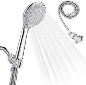 Detachable Handheld Shower Head with Hose - High pressure 5 Functions Showerheads Hand Held Shower Heads,Extra Long 4.7 ft. Stainless Steel Hose and Holder Detachable Handheld Shower Head with Hose - High pressure 5 Functions Showerheads Hand Held Shower Heads,Extra Long 4.7 ft. Stainless Steel Hose and Holder