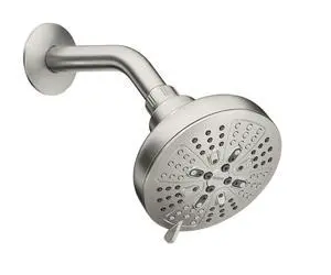 200W0SRN Hydro Energetix Showerhead, 5-Inch, Brushed Nickel | 8-Function 200W0SRN Hydro Energetix Showerhead, 5-Inch, Brushed Nickel | 8-Function