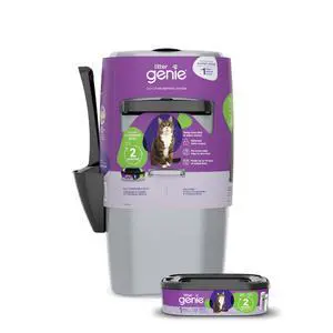 Standard Cat Litter Disposal Pail with 14 ft Standard Refill | Odor-locking pail, holds up to 14 days of cat litter, and includes a Standard Refill lasting up to 2 months for one cat. Standard Cat Litter Disposal Pail with 14 ft Standard Refill | Odor-locking pail, holds up to 14 days of cat litter, and includes a Standard Refill lasting up to 2 months for one cat.