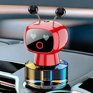 Robot Intelligent Aromatherapy Machine, Smart Cute Robot Car Air Freshener - Fine Spray/Fillable/Four-Gear Adjustment/Vibration Sensing/On-Off/Large Capacity Long-Lasting Fragrance/Red-V2(Hilton) Robot Intelligent Aromatherapy Machine, Smart Cute Robot Car Air Freshener - Fine Spray/Fillable/Four-Gear Adjustment/Vibration Sensing/On-Off/Large Capacity Long-Lasting Fragrance/Red-V2(Hilton)