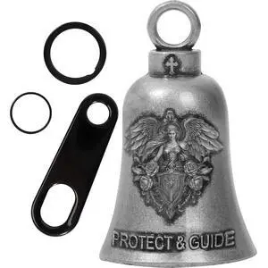 Guardian Bell Motorcycle for Bikers, Guardian Angel Gremlin Bells Gift | with 2 Key Chain Ring for Luck Riding, Motorcycle Rider Accessories Guardian Bell Motorcycle for Bikers, Guardian Angel Gremlin Bells Gift | with 2 Key Chain Ring for Luck Riding, Motorcycle Rider Accessories
