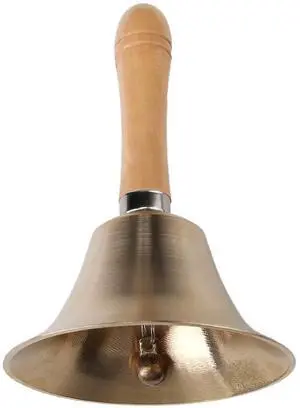 Super Loud Solid Brass Hand Call Bell Super Loud Solid Brass Hand Call Bell