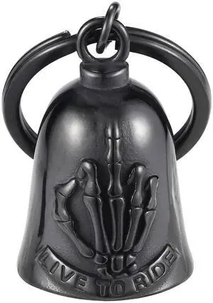 Bell for Motorcycle - Motorcycle Men Bell, Helps You Drive Away Mechanical Problems and Bad Luck On Your Journey (Black) (Black) Bell for Motorcycle - Motorcycle Men Bell, Helps You Drive Away Mechanical Problems and Bad Luck On Your Journey (Black) (Black)