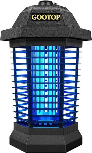 Bug Zapper Outdoor, Mosquito Zapper, 4200V 3 Prong Plug in Electric Fly Zapper, Mosquito Killer, Fly Traps, Flying Insects Zapper Indoor Outdoor, ABS Plastic Outer (Black) Bug Zapper Outdoor, Mosquito Zapper, 4200V 3 Prong Plug in Electric Fly Zapper, Mosquito Killer, Fly Traps, Flying Insects Zapper Indoor Outdoor, ABS Plastic Outer (Black)