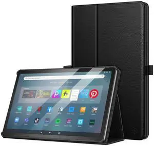 Folio Case for Amazon Fire Max 11 (13th Generation, 2023 Release) - Premium Vegan Leather Slim Fit Folding Stand Cover for Fire 11 Max Tablet with Auto Sleep/Wake, Black Folio Case for Amazon Fire Max 11 (13th Generation, 2023 Release) - Premium Vegan Leather Slim Fit Folding Stand Cover for Fire 11 Max Tablet with Auto Sleep/Wake, Black