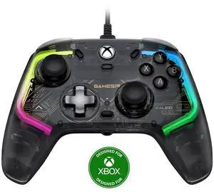 Kaleid Wired Controller for Xbox Series X|S, Xbox One,Windows 10/11 & Steam, Plug and Play Gaming Gamepad, Transparent Video Game Controller with Hall Effect Joysticks/Hall Trigger Kaleid Wired Controller for Xbox Series X|S, Xbox One,Windows 10/11 & Steam, Plug and Play Gaming Gamepad, Transparent Video Game Controller with Hall Effect Joysticks/Hall Trigger