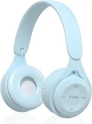 Upgraded Hybrid Noise Cancelling Bluetooth Headphones Over Ear Wireless Bluetooth with Mic Soft-Earpads HiFi Stereo Foldable Lightweight Headset Deep Bass for Home Office Cellphone PC Blue Upgraded Hybrid Noise Cancelling Bluetooth Headphones Over Ear Wireless Bluetooth with Mic Soft-Earpads HiFi Stereo Foldable Lightweight Headset Deep Bass for Home Office Cellphone PC Blue