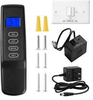 Gas Fireplace Remote Control Kit,Thermostat, On/Off , Countdown Timer,DC Adapter option,for Millivolt Valve System, Replace for skytech 1420-A,1420TH-A,1001-A,1001TH-A, Acumen RCK ,and More Gas Fireplace Remote Control Kit,Thermostat, On/Off , Countdown Timer,DC Adapter option,for Millivolt Valve System, Replace for skytech 1420-A,1420TH-A,1001-A,1001TH-A, Acumen RCK ,and More