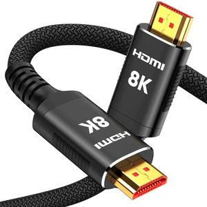 Snowkids 8K Long HDMI 2.1 Cable 35 ft, 8K@60Hz 4K@120Hz UHD Non-Slip Cord | Long Braided,48Gbps Ultra High-Speed HDMI Cables Cord, 10K 8K@60Hz Compatible for TV/PS-5/X-box/Projector/Sound System Snowkids 8K Long HDMI 2.1 Cable 35 ft, 8K@60Hz 4K@120Hz UHD Non-Slip Cord | Long Braided,48Gbps Ultra High-Speed HDMI Cables Cord, 10K 8K@60Hz Compatible for TV/PS-5/X-box/Projector/Sound System