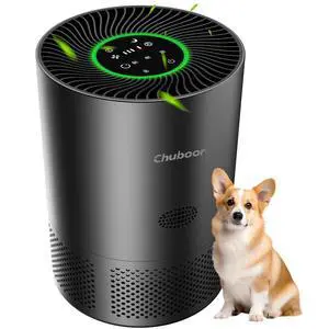 Air Purifiers for Home Large Rooms, H13 True HEPA for Bedroom Dorm Room Pets, kitchen, washroom, with Timer, Auto Mode, Sleep Mode, for Smoke and Dust, Pollen, Odors, PJ01, Black Air Purifiers for Home Large Rooms, H13 True HEPA for Bedroom Dorm Room Pets, kitchen, washroom, with Timer, Auto Mode, Sleep Mode, for Smoke and Dust, Pollen, Odors, PJ01, Black