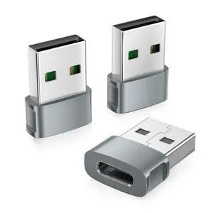 USB to USB C Adapter 3Pack,Type C Female to A Male Car Charger USBC Car Converter for iPhone Air 17 17e 16 16e 15 14 Pro Max,iWatch 11 10,iPad 9 Mini 7,Samsung Galaxy S26 A56,Z Fold Flip 6 USB to USB C Adapter 3Pack,Type C Female to A Male Car Charger USBC Car Converter for iPhone Air 17 17e 16 16e 15 14 Pro Max,iWatch 11 10,iPad 9 Mini 7,Samsung Galaxy S26 A56,Z Fold Flip 6
