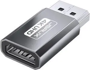 4K DisplayPort to HDMI Adapter, DP PC to HDMI Monitor Converter Video UHD 2K@120Hz,4K@30 DP to HDTV Male to Female Uni-Directional Adapter Compatible with Dell, Lenovo, HP,GPU, AMD -Grey 4K DisplayPort to HDMI Adapter, DP PC to HDMI Monitor Converter Video UHD 2K@120Hz,4K@30 DP to HDTV Male to Female Uni-Directional Adapter Compatible with Dell, Lenovo, HP,GPU, AMD -Grey