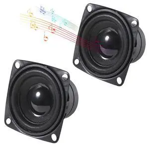 2PCS 2" 8Ohm 10W DIY Small Full Range Audio Speaker Stereo Woofer Loudspeaker for Arduino and DIY Speaker 2PCS 2" 8Ohm 10W DIY Small Full Range Audio Speaker Stereo Woofer Loudspeaker for Arduino and DIY Speaker