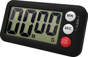 Black Magnetic Digital Classroom Timer (TCR21041) Black Magnetic Digital Classroom Timer (TCR21041)