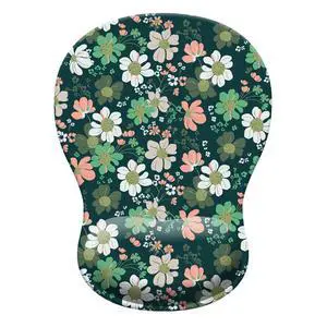 Gel Mouse Pad with Wrist Rest, Ergonomic Concave Wrist Support Mousepad with Non-Slip PU Base & Smooth Surface Comfortable Desk Accessories Mat for Office, Home Gaming and Study (Flowers 01) Gel Mouse Pad with Wrist Rest, Ergonomic Concave Wrist Support Mousepad with Non-Slip PU Base & Smooth Surface Comfortable Desk Accessories Mat for Office, Home Gaming and Study (Flowers 01)