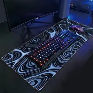 XL Desk Mouse Pad 31.5" x 11.8" - Large Mouse Pad for Gaming & Office - Waterproof Surface, Non-Slip Rubber Base - Extended Desk Mat for Keyboard & Mouse (Blue) XL Desk Mouse Pad 31.5" x 11.8" - Large Mouse Pad for Gaming & Office - Waterproof Surface, Non-Slip Rubber Base - Extended Desk Mat for Keyboard & Mouse (Blue)
