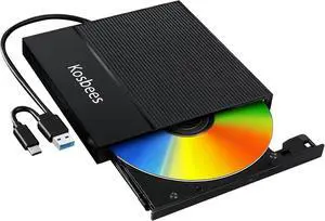 External CD/DVD Drive for Laptop,CD Burner for PC,Ultra-Slim DVD Player for Laptop,USB 3.0 Type C Portable CD Player +/-RW CD ROM Reader Writer Disk for Desktop Windows 11/10/8/7 Mac External CD/DVD Drive for Laptop,CD Burner for PC,Ultra-Slim DVD Player for Laptop,USB 3.0 Type C Portable CD Player +/-RW CD ROM Reader Writer Disk for Desktop Windows 11/10/8/7 Mac