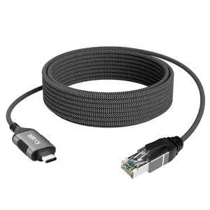 Slim USB C to Ethernet Cable 4 FT, Snagless RJ45 to USB Type-C Cord, Directly Connected, Gigabit LAN Network, OFC Wire, for MacBook Pro/Air, iPad Pro, iPhone 15 Series, Galaxy, Laptop, PC, OD: 3.6mm Slim USB C to Ethernet Cable 4 FT, Snagless RJ45 to USB Type-C Cord, Directly Connected, Gigabit LAN Network, OFC Wire, for MacBook Pro/Air, iPad Pro, iPhone 15 Series, Galaxy, Laptop, PC, OD: 3.6mm