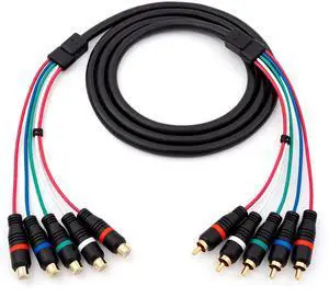 YPbPr Component Video Female-to-Male RCA Extension Cable YPbPr Component Video Female-to-Male RCA Extension Cable