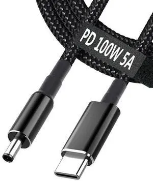 USB C to 4.5mm Laptop Charging Cable Adapter Male Type C to DC 4.5 x 3.0mm Converter Braided 6.5ft Fast 100W PD Power Charger Supply Cord for Vostro 12 17 11 XPS 14 3000 7000 5000 13 15 Inspiron Dell USB C to 4.5mm Laptop Charging Cable Adapter Male Type C to DC 4.5 x 3.0mm Converter Braided 6.5ft Fast 100W PD Power Charger Supply Cord for Vostro 12 17 11 XPS 14 3000 7000 5000 13 15 Inspiron Dell