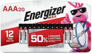 MAX AAA Batteries (20 Pack), Triple A Alkaline Batteries MAX AAA Batteries (20 Pack), Triple A Alkaline Batteries
