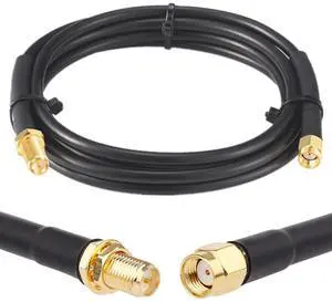 Male to RP-SMA Female Cable 6ft, XRDS -RF Low Loss RG58 RP-SMA Cable WiFi Antenna Extension Coax Cable for WiFi LAN Router Wireless Network Card Adapter Male to RP-SMA Female Cable 6ft, XRDS -RF Low Loss RG58 RP-SMA Cable WiFi Antenna Extension Coax Cable for WiFi LAN Router Wireless Network Card Adapter