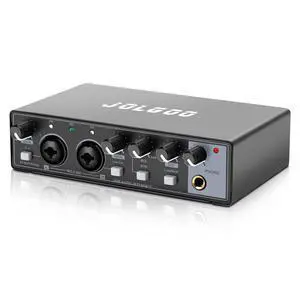 2x2 USB Audio Interface, 24-Bit/192kHz Professional Audio Interface for Recording, Streaming and Podcasting, with +48V Phantom Power, Low Latency, Works with Mac/PC/Smartphone 2x2 USB Audio Interface, 24-Bit/192kHz Professional Audio Interface for Recording, Streaming and Podcasting, with +48V Phantom Power, Low Latency, Works with Mac/PC/Smartphone