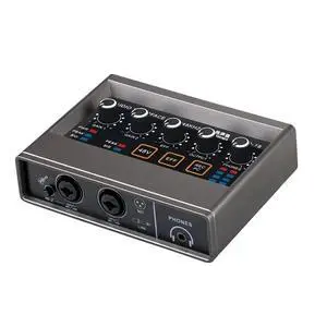 USB Audio Interface for PC with Touch Model, XLR Inputs with Preamps 16 bit/48 kHz Phantom Power XLR 48V Audio Interface for Recording Music, Live Streaming and Podcasting Recording USB Audio Interface for PC with Touch Model, XLR Inputs with Preamps 16 bit/48 kHz Phantom Power XLR 48V Audio Interface for Recording Music, Live Streaming and Podcasting Recording