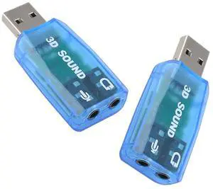 External 5.1 USB Stereo Sound Card USB 2.0 to 3D Audio Sound Card Adapter Virtual 5.1 Channel for Windows and Mac, PC, Notebook with 3.5mm Headphone and Microphone External 5.1 USB Stereo Sound Card USB 2.0 to 3D Audio Sound Card Adapter Virtual 5.1 Channel for Windows and Mac, PC, Notebook with 3.5mm Headphone and Microphone