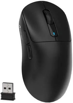 Attack Shark X3 Wireless Gaming Mouse, 49g Ultralight, PixArt PAW3395 26000 DPI, Bluetooth/2.4Ghz /Wired Tri-Mode, 200Hrs Rechargeable Battery, Kailh GM8.0 Switch for PC/MAC/Win - Black Attack Shark X3 Wireless Gaming Mouse, 49g Ultralight, PixArt PAW3395 26000 DPI, Bluetooth/2.4Ghz /Wired Tri-Mode, 200Hrs Rechargeable Battery, Kailh GM8.0 Switch for PC/MAC/Win - Black