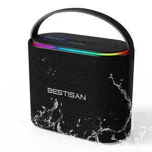 Bluetooth Speakers 2.1CH with 90W Max & 50W Subwoofer, Stereo Loud Sound, 7 RGB Lights, 15H Playtime, Hands-Free Calling, TWS, Portable for Outdoor Party, Camping, Travel, Garage, Workshop Bluetooth Speakers 2.1CH with 90W Max & 50W Subwoofer, Stereo Loud Sound, 7 RGB Lights, 15H Playtime, Hands-Free Calling, TWS, Portable for Outdoor Party, Camping, Travel, Garage, Workshop