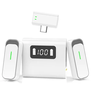 Wireless Mini Microphone for iPhone, Android Phone-for Audio Video Recording - Clip on Content Creator Microphones for YouTube Tiktok Podcast Vlogging Wireless Mini Microphone for iPhone, Android Phone-for Audio Video Recording - Clip on Content Creator Microphones for YouTube Tiktok Podcast Vlogging