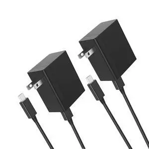 Charger for Nintendo SwitchUSB-C Fast Wall Charging Block with 6ft CableWall & Travel Charger Adapter for Switch, Steam Deck, ROG Ally2-Pack Charger for Nintendo SwitchUSB-C Fast Wall Charging Block with 6ft CableWall & Travel Charger Adapter for Switch, Steam Deck, ROG Ally2-Pack